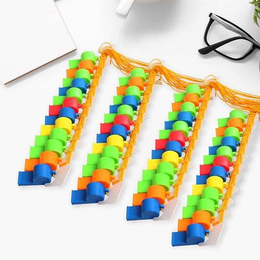 48Pcs Plastic Whistles, Sports Whistle Bulk with Lanyard, Super Loud Training Sports Whistle for Coaches Referees, Colorful Whistles for Toy Soccer Giveaways Party